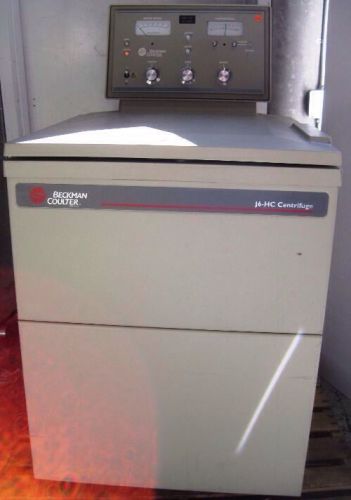 Beckman coulter j6-hc refrigerated centrifuge w/ js-4.2 6x 1000 rotor &amp; buckets for sale