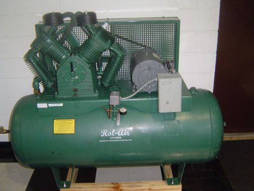 Rolair 10hp horizontal air compressor for sale