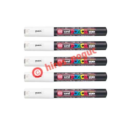 Uni Posca Paint Marker White, PC-1M Free Trackable Shipping