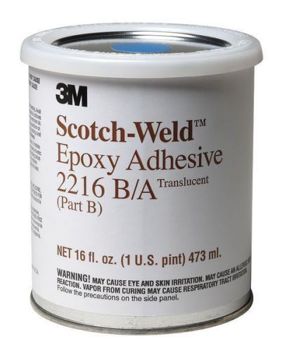 3M (2216) Epoxy Adhesive 2216 Translucent Part B/A, 1 Pint Kit