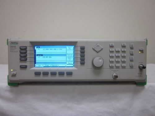 Anritsu 68059b 10 mhz to 26.5 ghz synthesized cw signal generator - calibrated! for sale