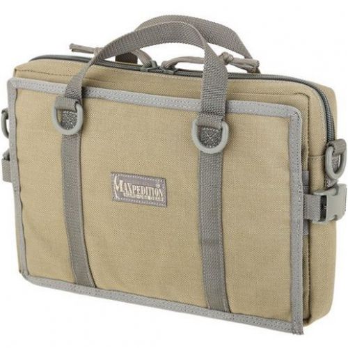 Maxpedition PT1182KF Triptych Organizer Large 11.5&#034;x2&#034;x8&#034; Khaki Nylon