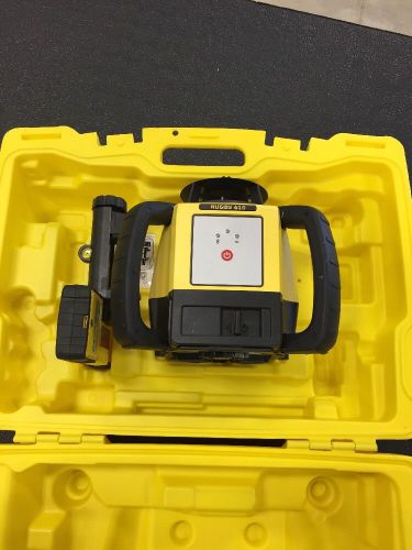 Leica rugby 610 rotary construction laser w/ rod eye basic receiver for sale