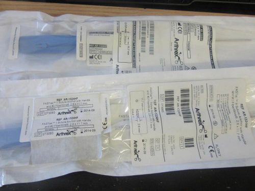 Lot of 2 Arthrex Suture Anchor with handle AR-1324HF 2.8 x 11.7mm