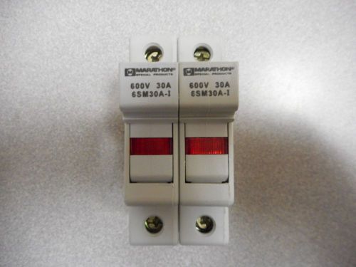 Marathon 6sm30a-i midget fuse holder 600v 30a for sale