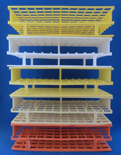 Qty 5 Nalgene Unwire Test Tube Racks for 16mm Tubes # 5970-0016