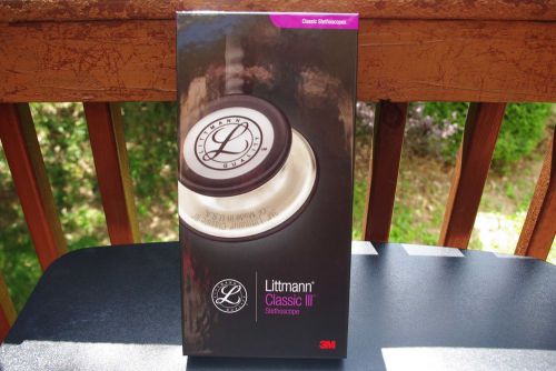 3M Littmann Classic III Stethoscope &#034;Emerald&#034; (New, Never Used)