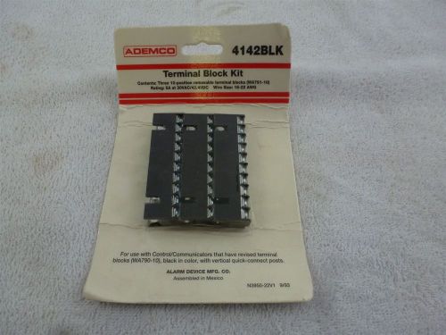 Honeywell Ademco 4142BLK Terminal Block Kit (WA791-10) NEW