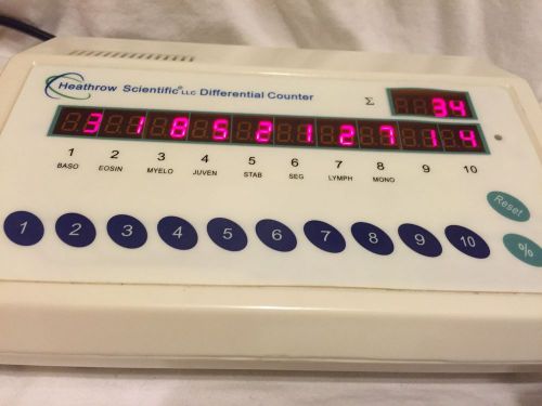 Heathrow Scientific electronic differential cell counter