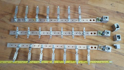 Copper Main Bus Bar,  Siemens breaker mounting hardware