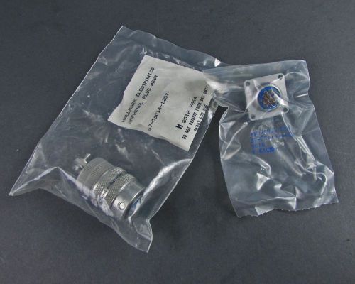 Mated pair of amphenol 67-06c14-12sx amphenol 67-02e14-12px connectors for sale