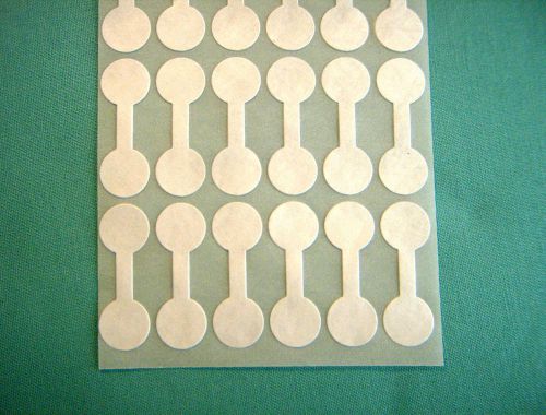 72 Round White New 1/2&#034;  Adhesive Ring Jewelry ID/Price Tags