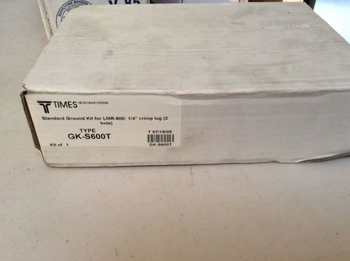 1 NEW Times Microwave Ground Kit for LMR-600 GK-S600T NEW OLD STOCK