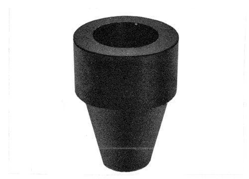 Plasticoid 3332H60EA M29 Stopper Natural Rubber Crucible Holder, 57mm Length