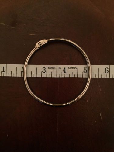 3&#034; Loose Leaf Book Binder Metal Rings, Scrapbook