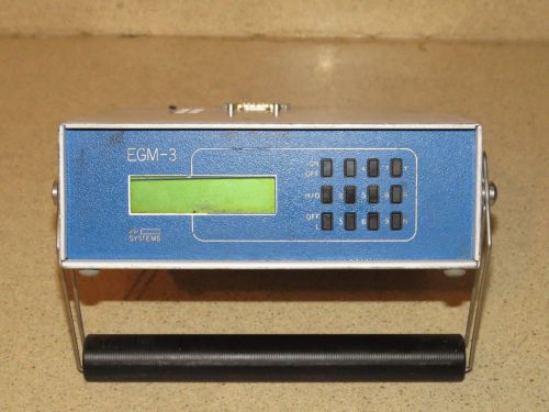 PP SYSTEMS MODEL EGM-3 ENVIRONMENTAL GAS MONITOR