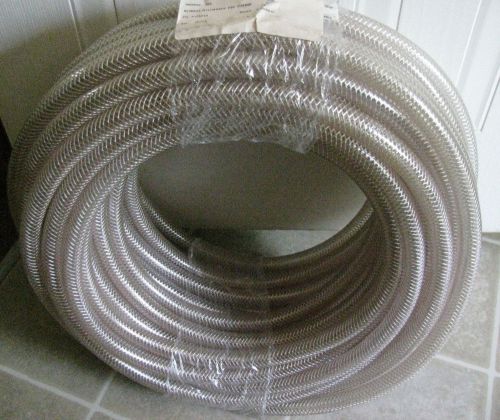 Newage Nylobrade 1/2&#039;&#039; Braid Reinforced Clear PVC Hose 1000692-100 100ft