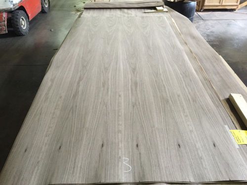 Wood veneer walnut 48x96 1 piece 10mil paper backed &#034;exotic&#034; box 0946 #3 for sale
