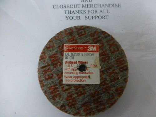 Abrasive convolute deburring wheel 3&#034;diax1/2wide stl/stn{+}3m usa 8crs new $6.00 for sale