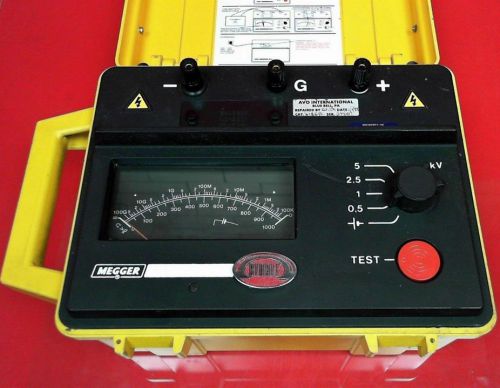 Biddle BM11 5kV Battery Megger Insulation Resistance Tester