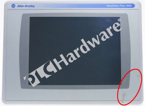 Allen bradley 2711p-rdt10c /b panelview plus/ce 1000 10.4&#034; display module, read! for sale