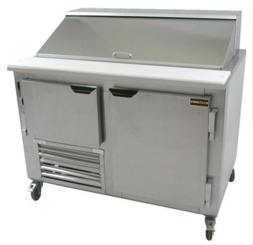 Cooltech 1-1/2 door refrigerated sandwich prep unit 48&#034; for sale