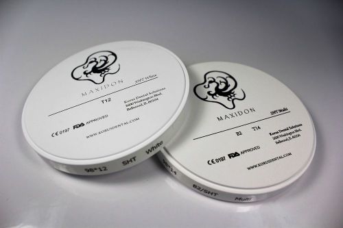 Maxidon Dental Zirconia Block Puck Disk Super High Translucent (White) 98 X 22mm