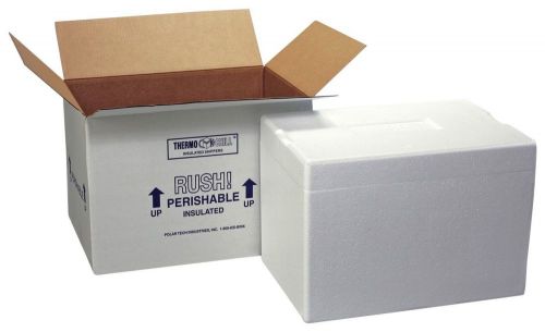 POLAR TECH 271C THERMO CHILL INSULATED CARTON WITH FOAM SHIPPER