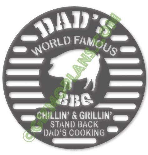 DXF Images ROUND BBQ Sign CNC Plasma Laser Router dxf images cnc art