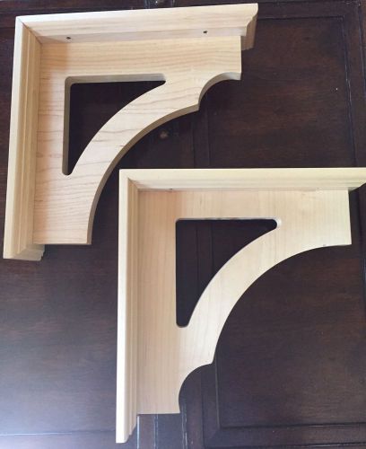 Pr. Maple Corbel Bar Support Brackets