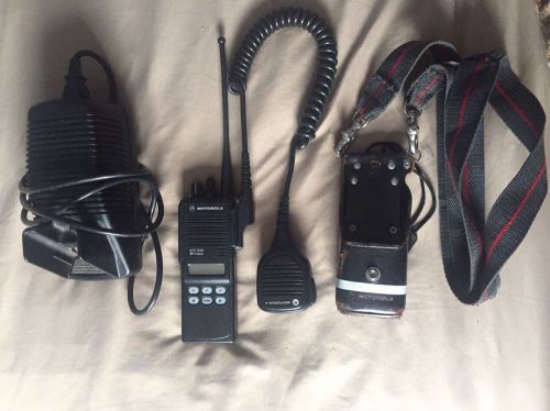 Motorola mts2000 w/ mic, battery, charger, radio holder/strap for sale