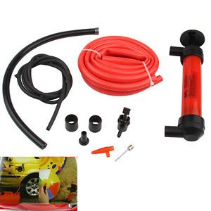 Portable Car Auto Hand Oil Gas Liquid Syphon Transfer Pump Hose Siphon Pumps Kit