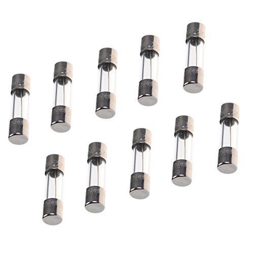 BCP pack of 10 pcs F5AL Fast-Blow Fuse 5A 250V Glass Fuses 5 x 20 mm (5amp)