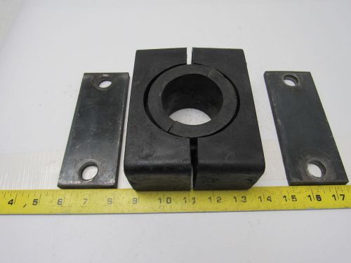 Stauff 2-1/2&#034; O.D. Clamp Rubber Insert Heavy Series Carbon Steel Hardware