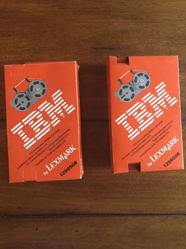 2 IBM LEXMARK 210 Correctable Ribbon Cassette 1299508