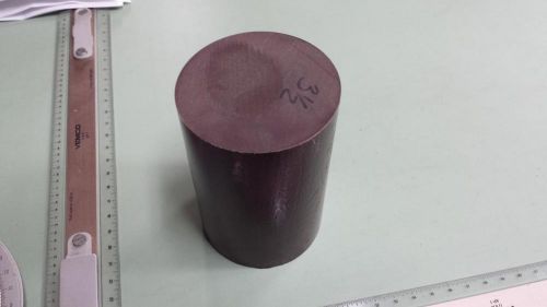 3-1/2&#034; dia. x 5&#034; long urethane / polyurethane 75 d brown rod p/n 11559 for sale