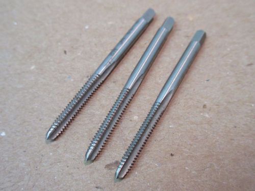 Qty (3) 6-32 GH2 HIGH SPEED STEEL HSS 3 FLUTE START TAP USA NOS