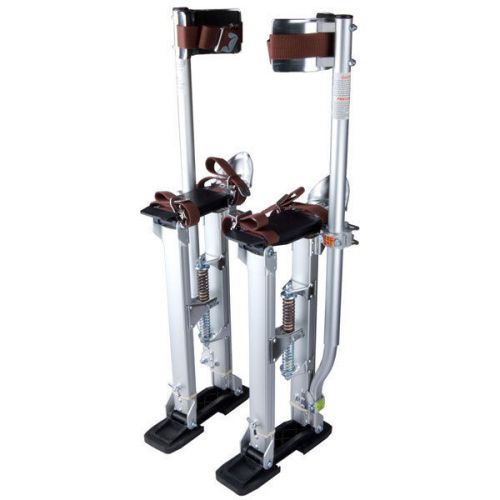 Drywall painting stilts adjustable 24&#034; to 40&#034; aluminum silver 27325 for sale