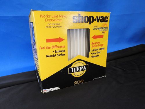 SHOP VAC HEPA FILTER CARTRIDGE WET DRY 90340 5-GAL SHOP-VAC REUSABLE FINE NEW