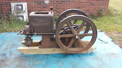 Fuller &amp; johnson 7hp vintage stationary hit miss throttle governed engine for sale