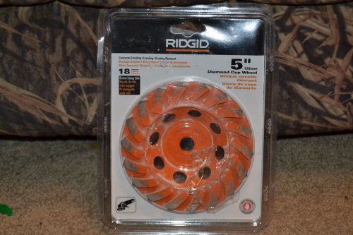 Rigid Diamond Cup 5&#034; Grinding Wheel **PRICE DROP**