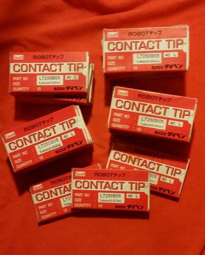 Copper contact tip HUGE LOT 24 boxes X10 * 240 tips total.....NEW IN BOX 1.4mm