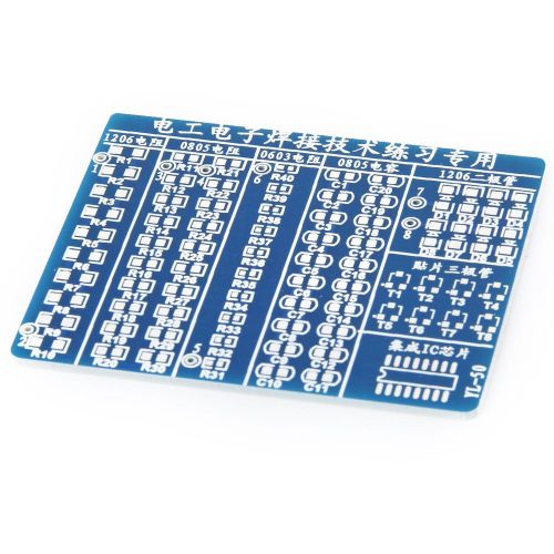 Welding Practice Plate Board DIY Kit SMT SMD Component AD