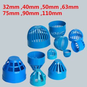 ID 32mm-110mm PVC Water Filter Cap Net Pipe Fittings for Aquarium Fish Tank DIY