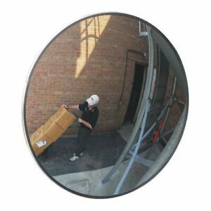 Zoro Select Scvo-18Z-Gb Outdoor Convex Mirror,18 Dia,Acrylic