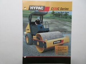 Hypac C830C Vibratory Compactor Sales Brochure 4 page