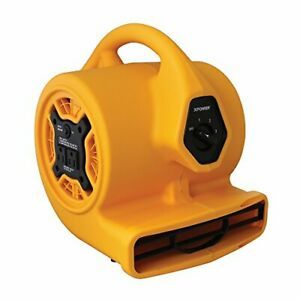 P-130A Mini Air Mover, Floor Fan, Dryer, Utility Blower with Built-In Dual