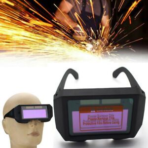 Solar Powered Auto Darkening Welding Helmet Eyes Welders Glasses New