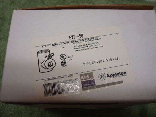 Five - Appleton EYF-50 Mall Iron Sealing Fittings