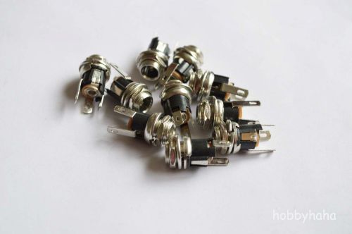 100 pcs  5.5mm x 2.1mm  metal dc power panel-mount  jack socket  5.5mm x 2.1mm for sale